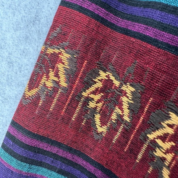 VTG‎ Cabin Creek Shirt Womens Medium Aztec Southwest Button Front Collared - Picture 7 of 10